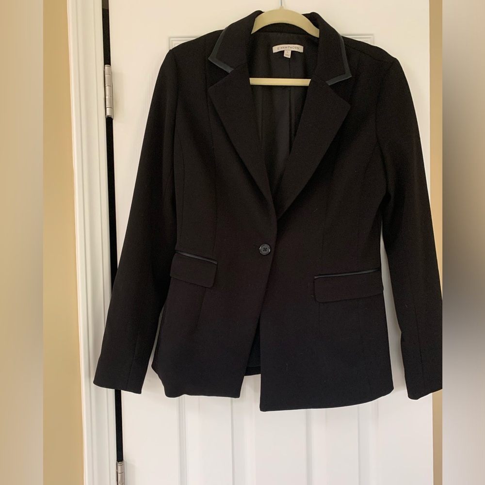 Hawthorne black one button blazer